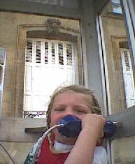 Nach Hause telefonieren...